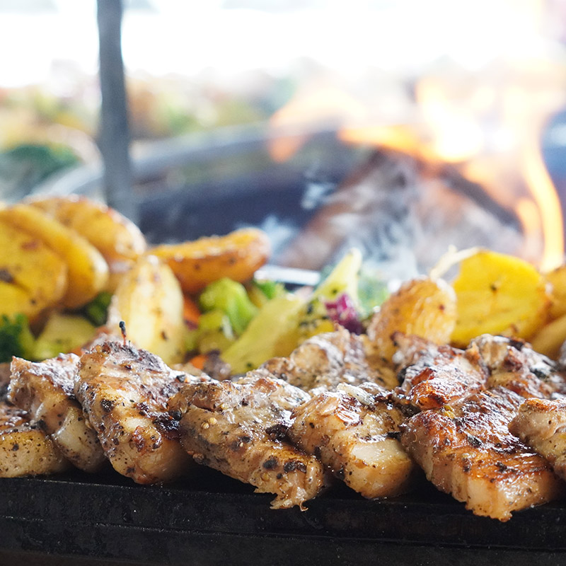 Gegrilltes Fleisch