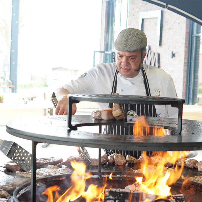 Grillen draußen