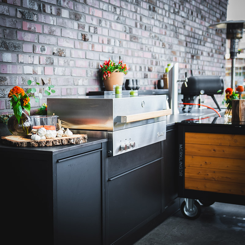 Bild von einer Outdoorküche