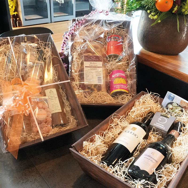 Foto von Präsentkörben